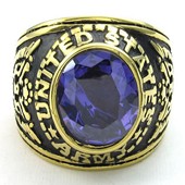 טבעת קולג כחול סגול 4742
