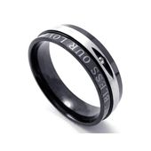 טבעת שחורה לגבר 2013