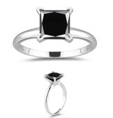 טבעת יהלום שחור 2809