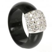 טבעת קרמיק שחורה 2047